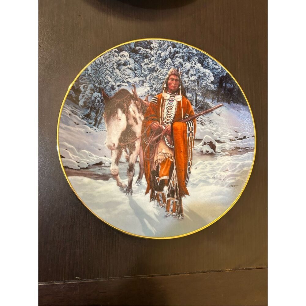 The Hamilton Collection “Winter of '41” Collector Plate No.26948 Chuck Ren